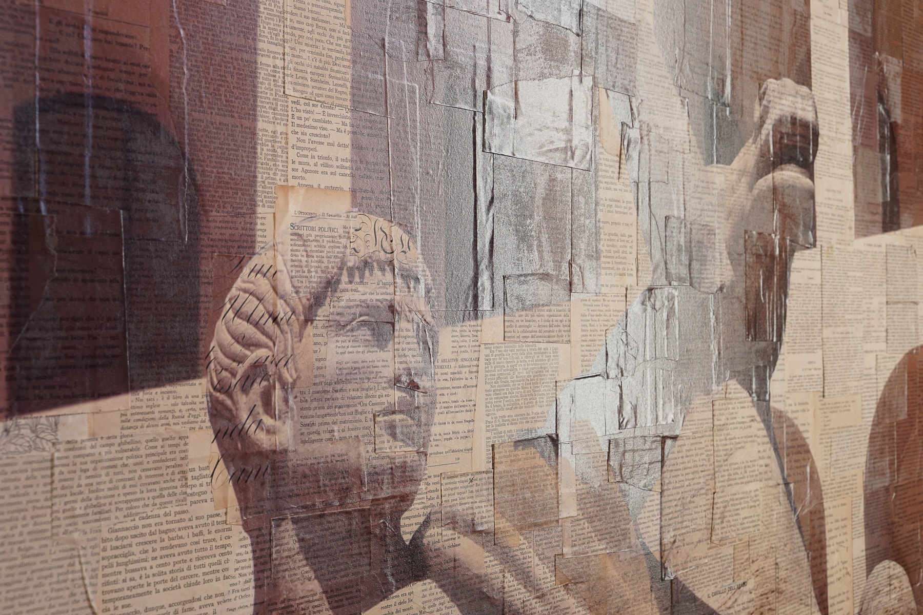 Roma, Prototipo d'eroe - dettaglio, 480x150 cm